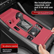 Center Console Silicone Mat for Mazda 3 2020-2025, Non-Slip Waterproof Interior Protector Cover